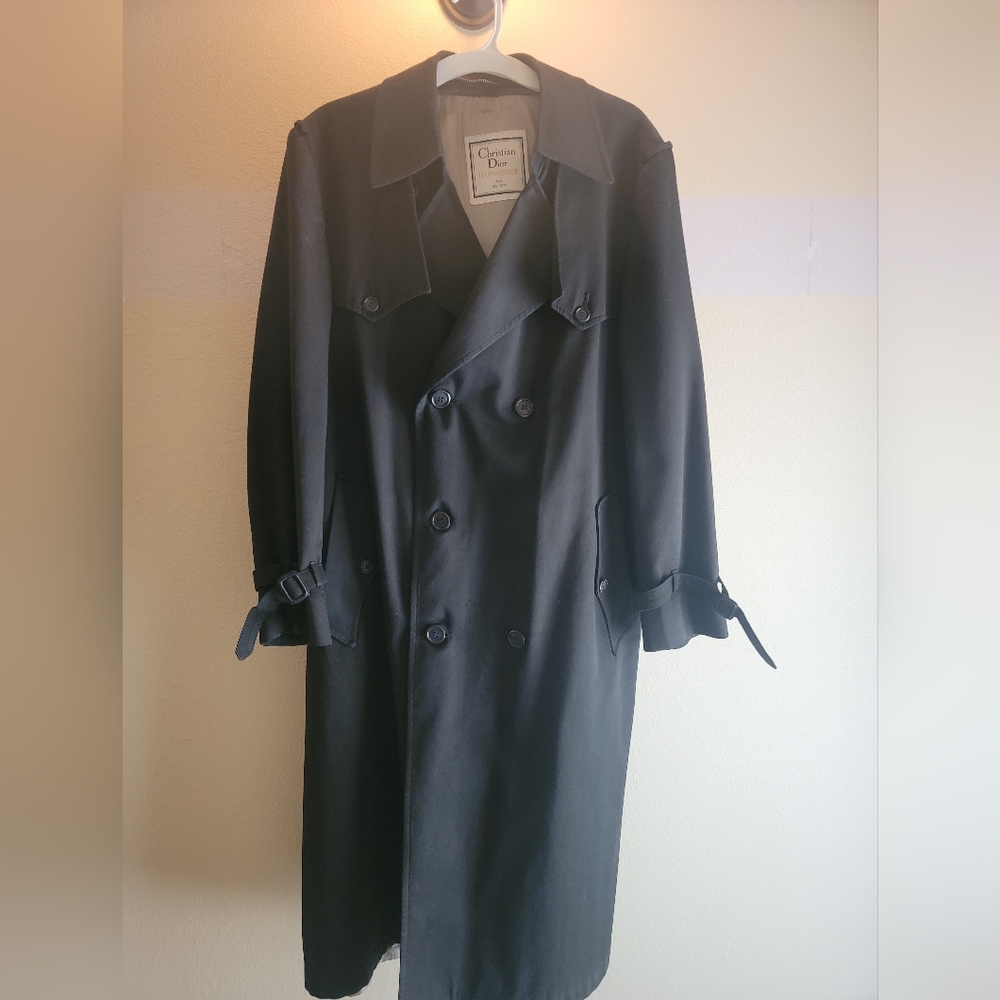 Christian Dior Le Connaisseur Double Breasted Trenchcoat
